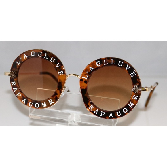 New Ladies Round Havana Sunglasses main image 3